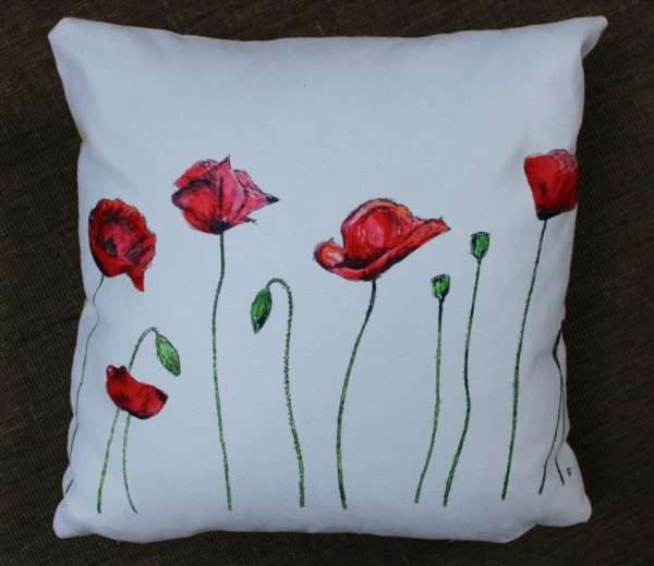Cushion: Poppies