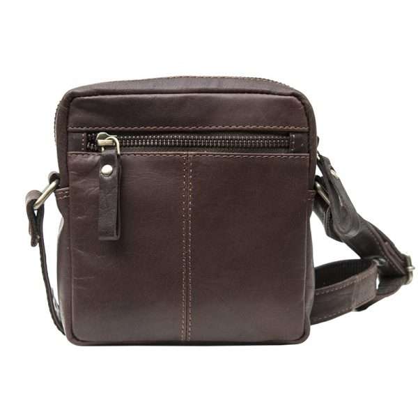 Wombat Men's Small Leather Travel Pouch Shoulder Bag Crossbody - Image 9