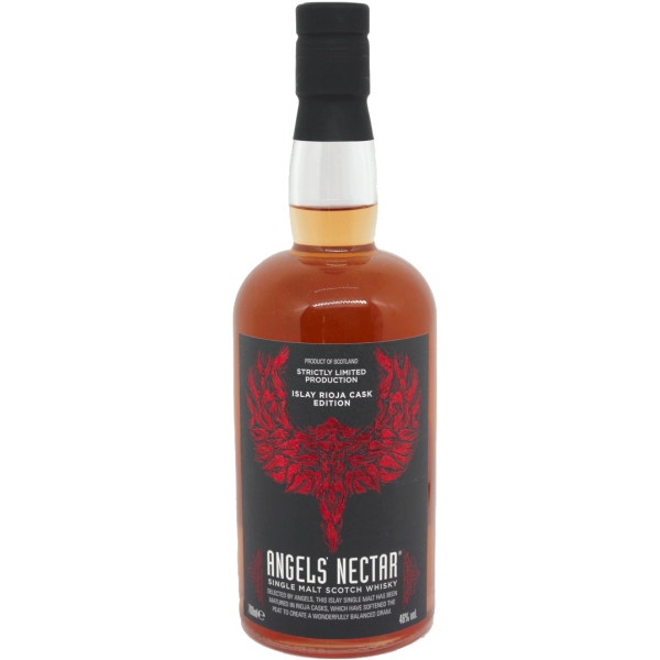 Bottle of Angels Nectar Islay Rioja Cask Edition single malt scotch whisky