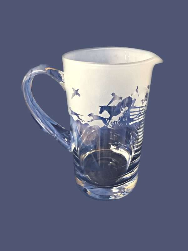 Hunting Crystal Glass Jug - Image 2