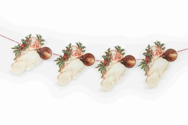 Santa Head Garland - Image 2