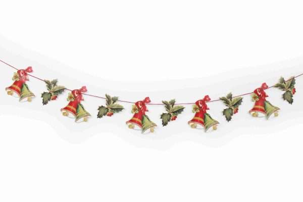 Holly and Bells Garland - Image 3