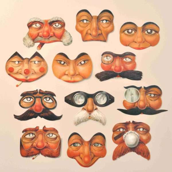 Edwardian Reproduction Mini Party Masks