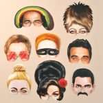 Musical Icon Party Masks