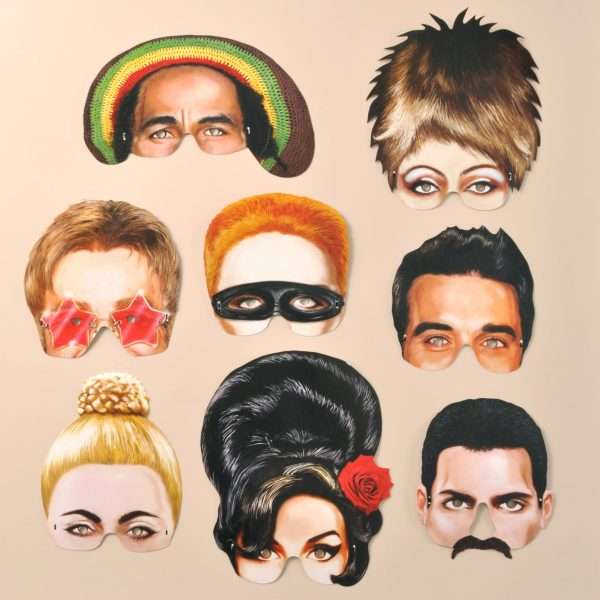 Musical Icon Party Masks