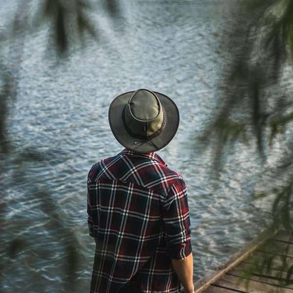 The trail waxed canvas hat