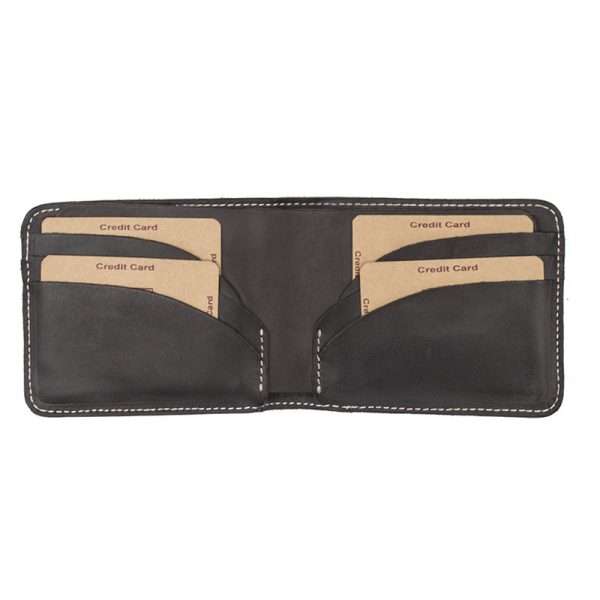 Wombat Personalised Men’s Rugged Thick Bifold Leather Wallet - Image 6
