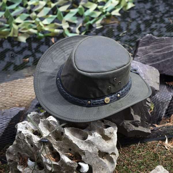 Wombat The Wilderness Waxed Cotton Hat - Image 11