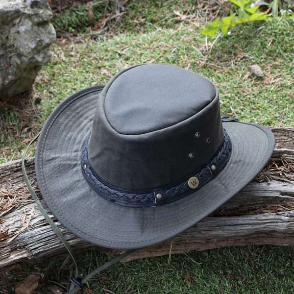 Wombat The Wilderness Waxed Cotton Hat - Image 12