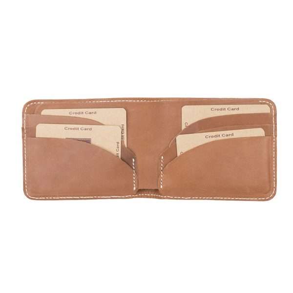 Wombat Personalised Men’s Rugged Thick Bifold Leather Wallet - Image 7