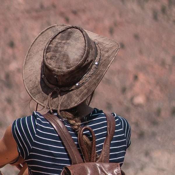 Wombat The Wilds Foldable Leather Hat - Image 4