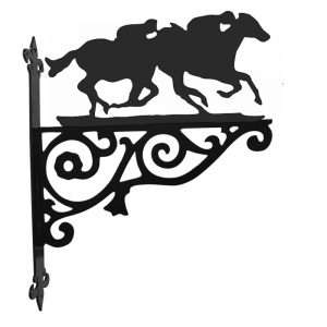 Horse Racing Ornamental Hanging Bracket