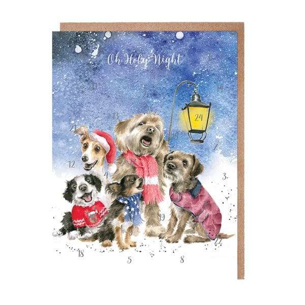 advent18 <ul> <li>Wrendale advent card</li> <li>24 opening doors</li> <li>A5 size</li> <li>Free postage</li> </ul>