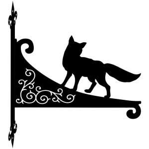 Fox Ornamental Scroll Hanging Bracket