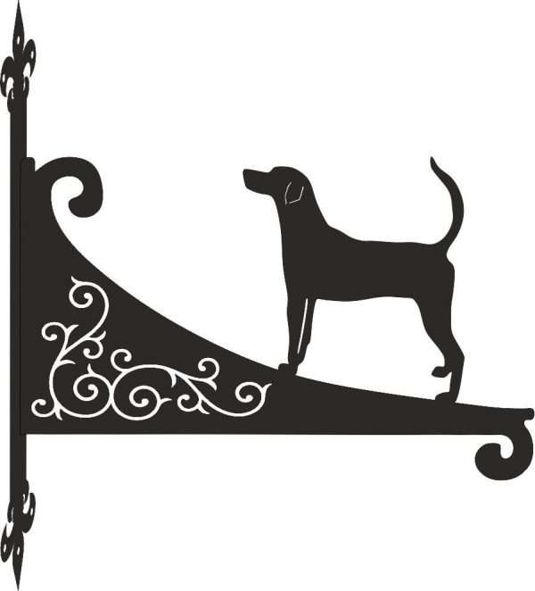 Foxhound Scroll Hanging Bracket
