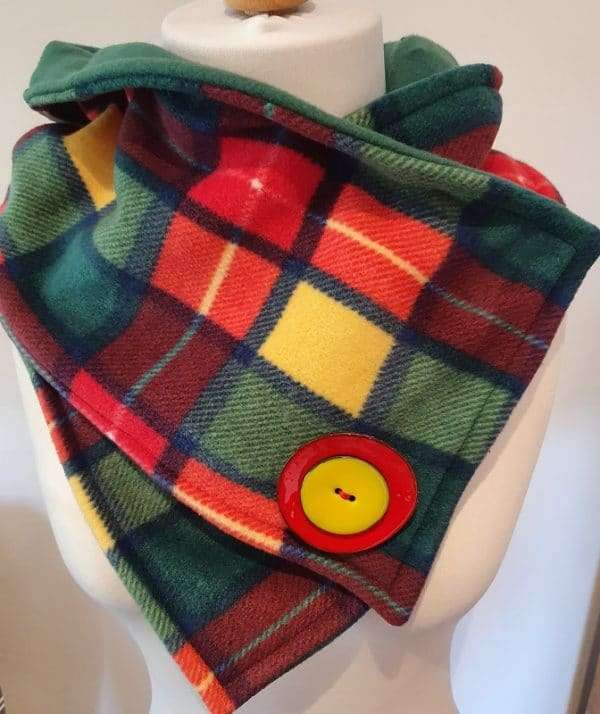 Handmade fleece neck warmer - Image 3