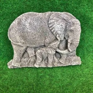 Elephant Family Wall Plaque