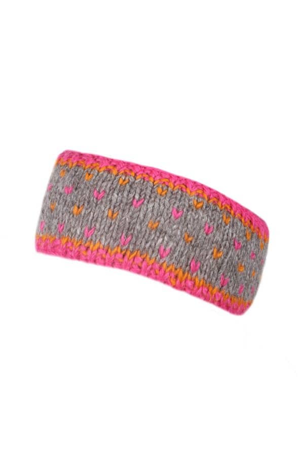 bantrybay1 <div style="text-align: center"><span style="font-family: Arial;font-size: x-large">Inspired by Bantry Bay. </span><span style="color: #212529;font-family: Arial;font-size: x-large">FAIR ISLE PATTERN</span></div> <div style="text-align: center"><span style="font-family: Arial;font-size: x-large">Grey, Pink, spots and stripes headband</span></div> <div style="text-align: center"><span style="font-size: x-large">Sherpa fleece lined for that extra wintery warmth.</span></div> <p style="text-align: center"><span style="font-size: x-large">100% Wool</span></p> <p style="text-align: center"><span style="font-size: x-large">Hand knitted, </span></p> <p style="text-align: center"><b>Colours and patterns may vary slightly due to the handmade nature of this product. </b></p> <div class="row"> <div id="item_price" class="col-sm-12"> <p style="text-align: center"><b>No two items are exactly the same!</b></p> <p style="text-align: center">All colours are represented as closely as possible, we cannot guarantee 100% accuracy.</p> <h1 style="text-align: center"><strong>FREE P&P</strong></h1> </div> </div>