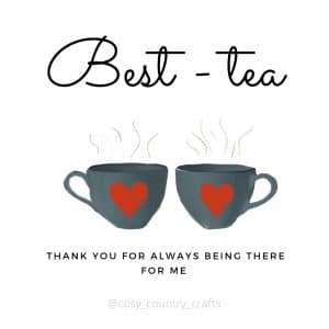 “Best-tea” card