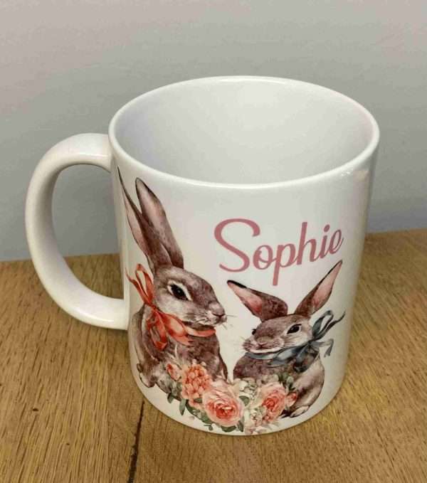 78DC089F D965 4A7B AC54 8C2B2F64B186 scaled lovely personalised Easter mug a great gift. please message name with your order