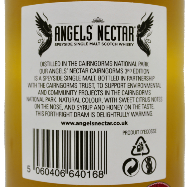 Angels' Nectar Speyside Single Malt Scotch Whisky - Cairngorms 3rd Edition 46% / 700ml - Image 4