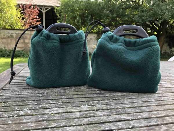 IMG 1497 scaled Fleece Stirrup Covers, Stirrup Bags Help protect your saddle from dirt and scratches from the stirrups. Colour - Green Items posted within 1-3 working days. Shipped using Royal Mail 2nd Class. Back orders allow an extra 7 - 8 working days.