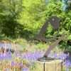 Exterior Rustic Rusty Metal Robin Bird Garden Fence Topper Yard Art Gate Post  Sculpture  Gift  Present - Image 3