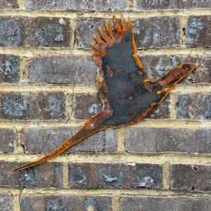 Large Exterior Rustic Pheasant Garden Wall House Gate Sign Hanging Metal Art Single Sculpture  Gift   Present
