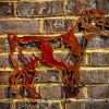Large Exterior Rustic Rusty Jack Russell Dog Garden Wall Hanger House Gate Fence Sign Hanging Metal Art Sculpture  Gift - Image 2
