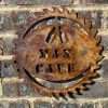 Exterior Rustic Man Cave Dad    Dad Present Garden Wall Art Shed Sign Hanging Metal Rustic Art  Gift   Present
