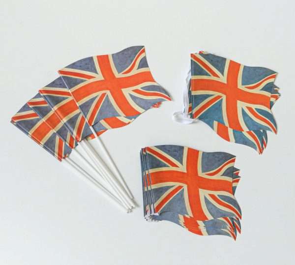 Union Jack Handwaving Flags and Bunting Pack