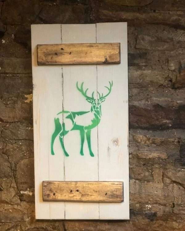 Stag Wooden Wall Art
