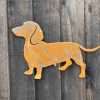Large Exterior Rustic Dachshund Sausage Dog Garden Wall Hanging House Gate Fence Sign Rusty Metal Art Sculpture  Gift   Present - Image 2