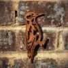 Exterior Rustic Woodpecker Woodland Bird Garden Wall Art House Gate Fence Shed Sign Hanging Metal Rustic Bird Bath Bird Feeder Art