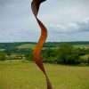 Small Rustic Metal Garden Figure Female Abstract Silhouette Sculpture -Contemporary Art - Yard Art /  Art / Garden Stake  Gift - Image 4