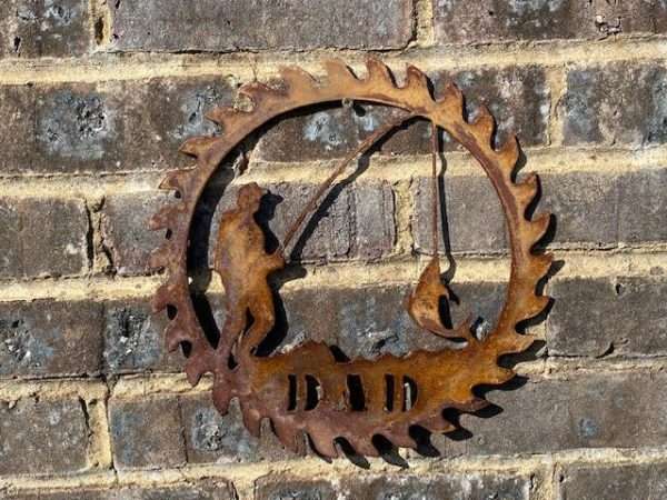 WELCOME TO THE RUSTIC GARDEN ART SHOP Here we have one of our. Exterior Rustic Dad Sign Dad Gift Fathers Day Father Gift Dad Present Fishing Garden Wall Art Shed Sign Hanging Metal Rustic Art Gift Sizes & Measurements:
30cm x 30cm Perfect for any dad!! Made From 2mm Mild Steel.