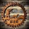 Large Exterior Rustic Dad Sign   Present Shooting Countryside Game Keeper Garden Wall Art Shed Sign Hanging Metal Rustic Art - Image 2