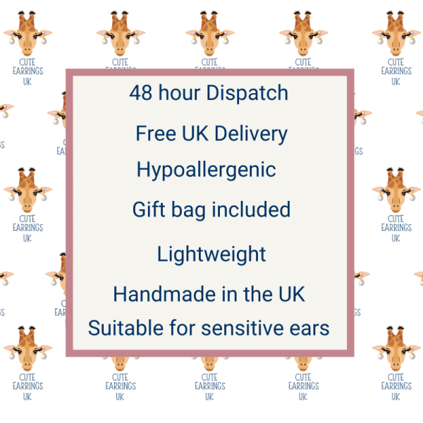 Bullet points for cute earrings UK