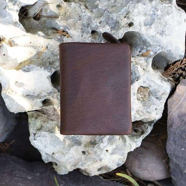 Wombat Colombian Leather Trifold Wallet RFID Safe - Image 2