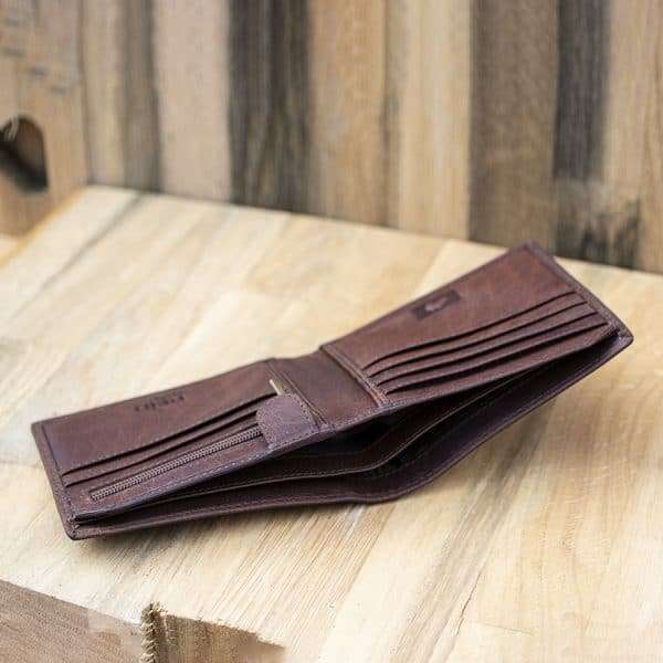 Wombat Colombian Leather Wallet – Coin Pocket - Image 8