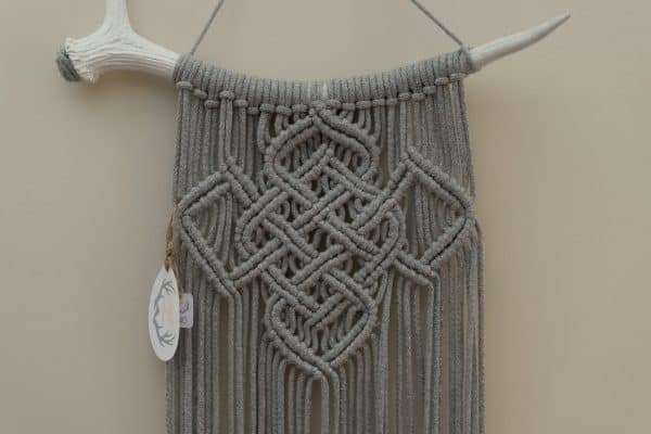 274381352 100289285937876 8439781784780572403 n Celtic Knot wall hanging on antler