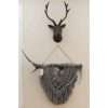Large layered macrame wall hanging on stag antler - Image 2