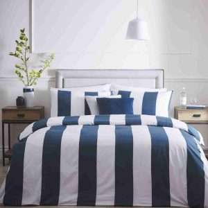Portfolio Home Alissia 100% Cotton Blue Duvet Set Cover