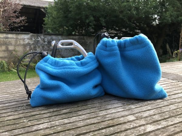 IMG 1260 scaled Fleece Stirrup Covers, Stirrup Bags Help protect your saddle from dirt and scratches from the stirrups. Colour - Turquoise Items posted within 1-3 working days. Shipped using Royal Mail 2nd Class. Back orders allow an extra 7 - 8 working days.