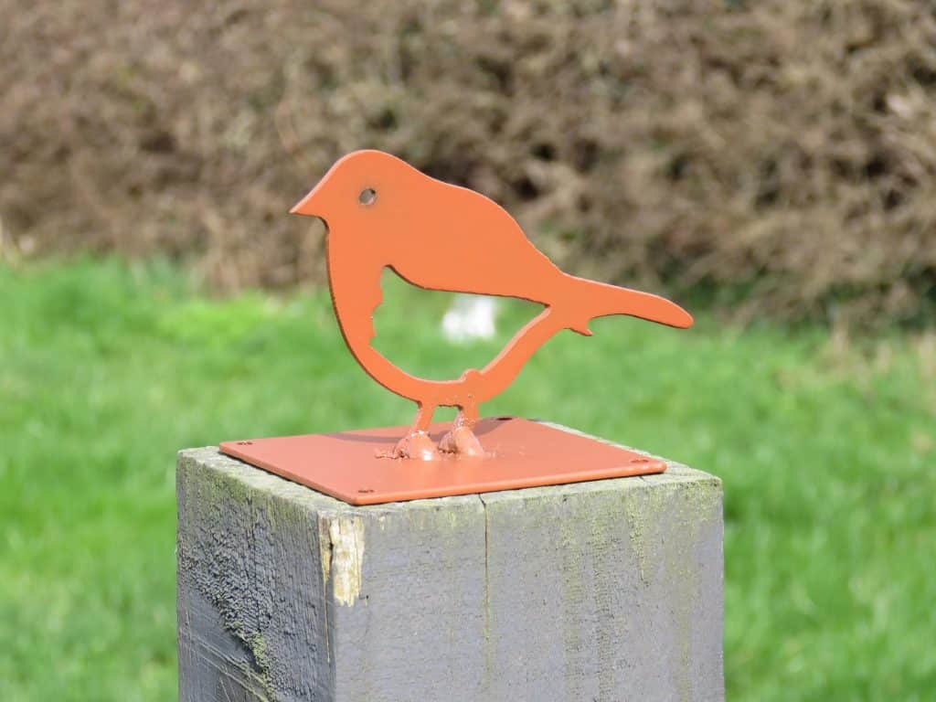 Robin Fence Post Topper The Countryside Store
