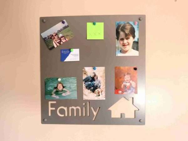 Family Magnetic Memo and Photo Board