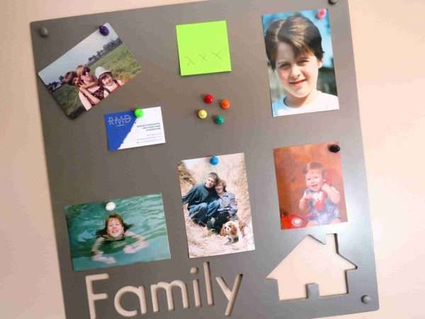 Family Magnetic Memo and Photo Board - Image 3