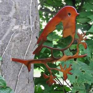 Robin on a Branch Tree Decoration