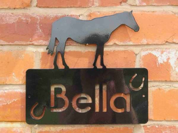 Personalised Horse Name Sign