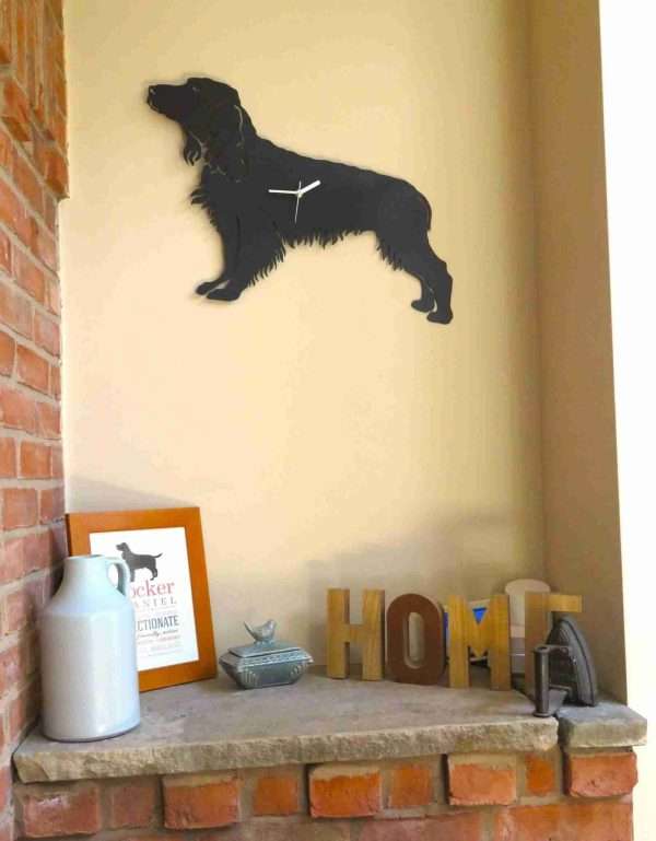 Cocker Spaniel Dog Metal Wall Clock - Image 3